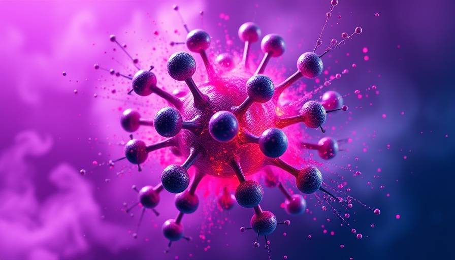 Dynamic molecular structure illustrating sustainable growth in aesthetic medicine.