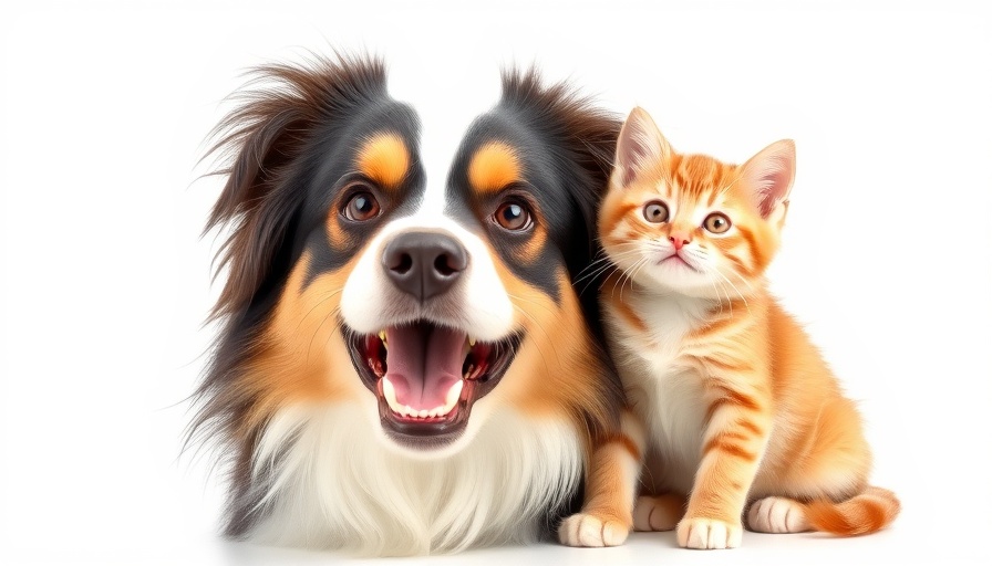 Happy dog and curious cat illustrating One Health Principles in Veterinary Practice.