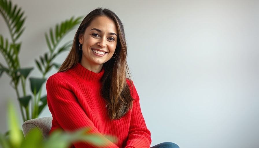Confident woman on magazine cover focused on human risk management.
