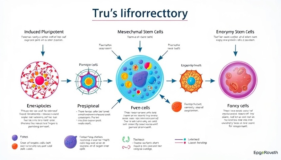 Types of stem cells in regenerative medicine applications for bacterial infections.
