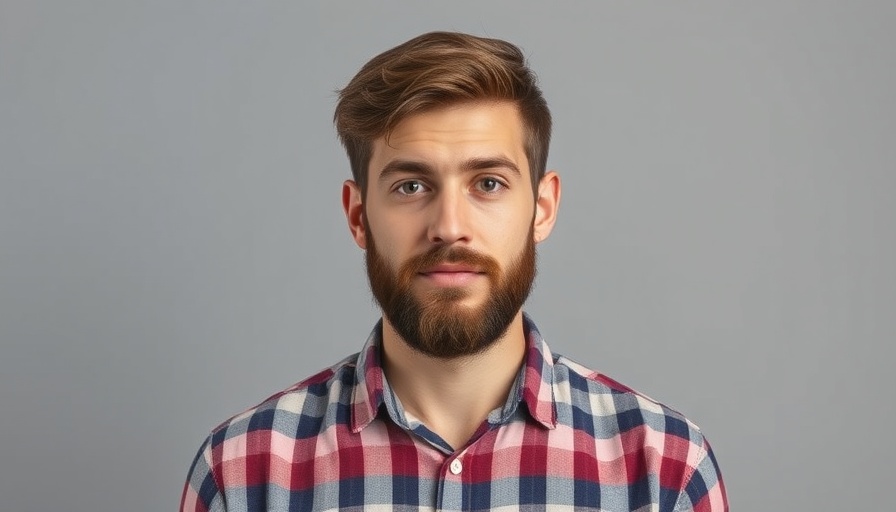 Portrait of a young man with a beard related to CaaStle Fraud Case.