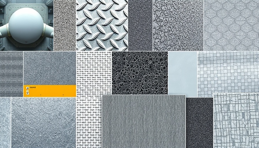 Collage of radiation shielding solutions in an industrial setting.