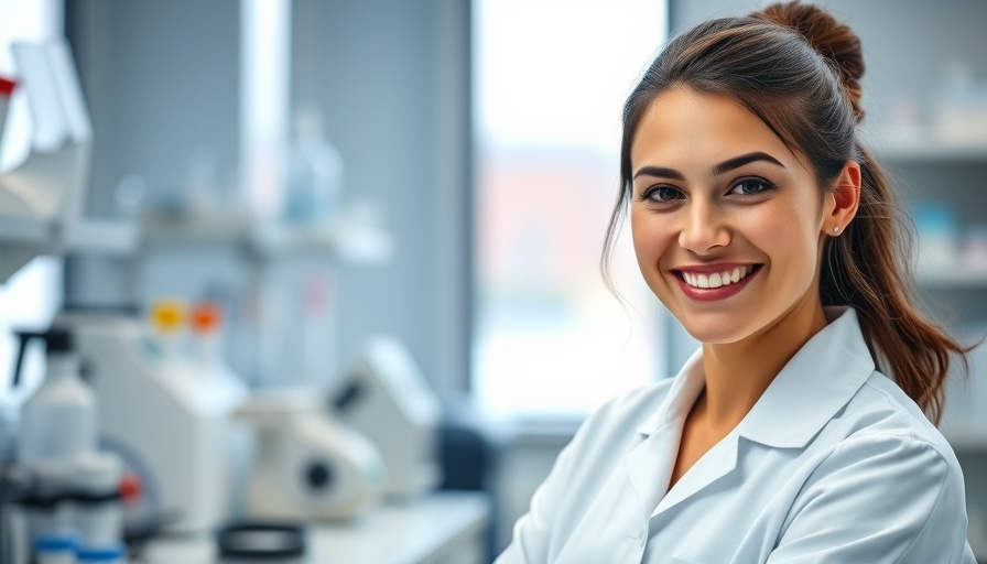 Female scientist discusses pet health strategies on podcast.