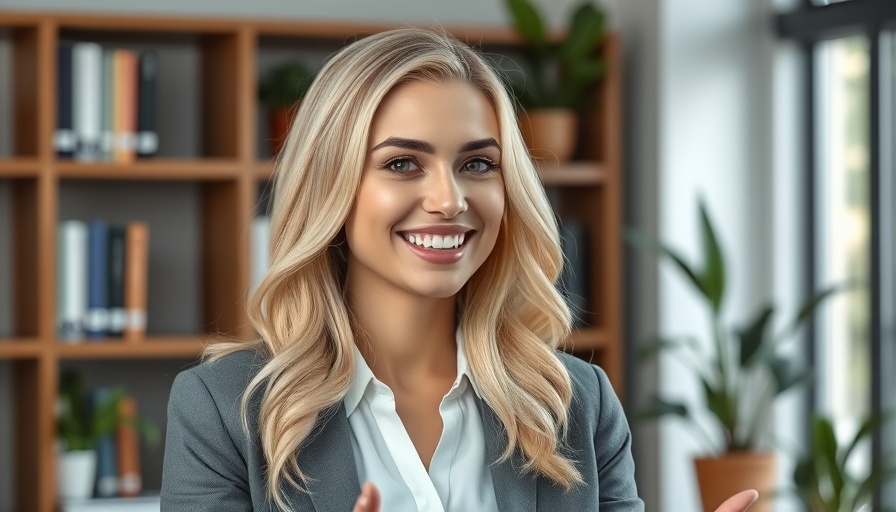 Professional woman discussing strategies in a medspa office