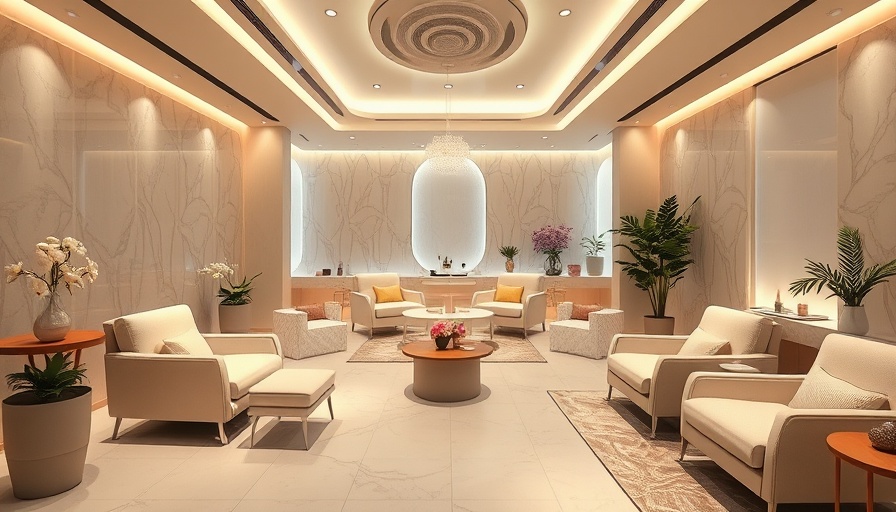 Luxurious MedSpa interior with serene ambiance and modern decor.