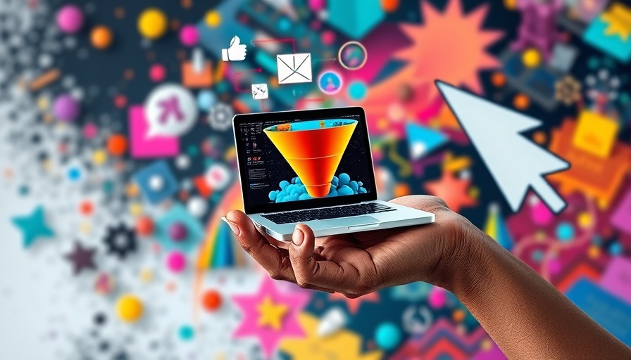Colorful digital collage representing AI marketing strategies for MedSpas.