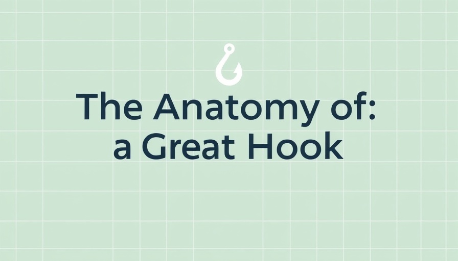 Informative sign on hook anatomy for MedSpa marketing.