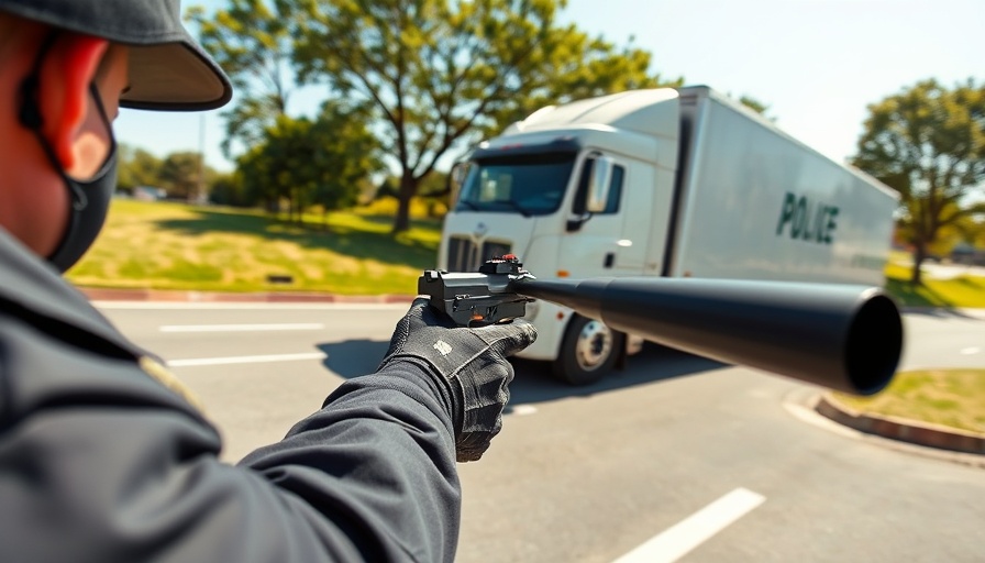 Police shooting incident in Reno, officer's view with truck nearby.