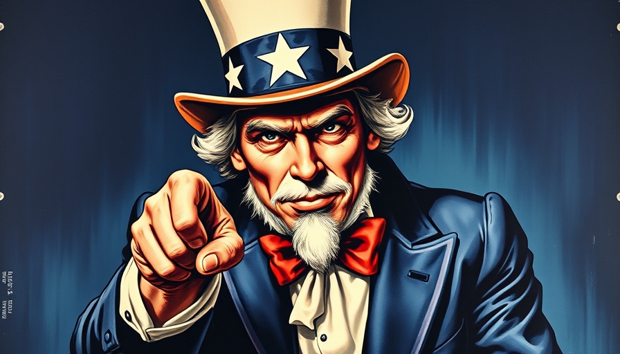 Patriotic Uncle Sam poster for Border Patrol hiring bonus and police leadership recruitment.