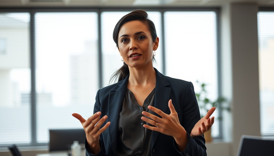 Market Timing for MedSpas: Confident woman in office setting, focused