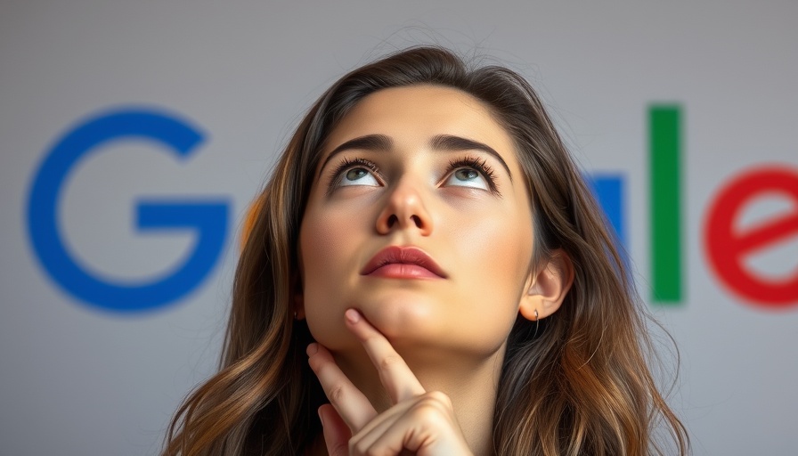 Pensive woman with Google logo, GSC Sitemap Uploads Immediate Crawls