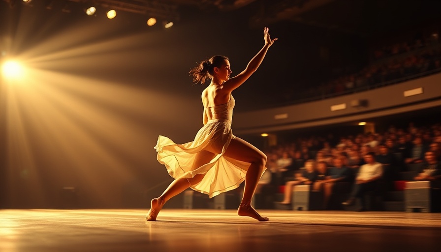 Dynamic dancer exemplifying the power of pivoting amid adversity.