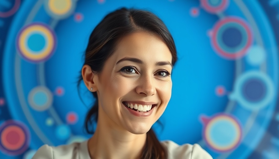 Identification of diabetic emergencies interview graphic with smiling woman.