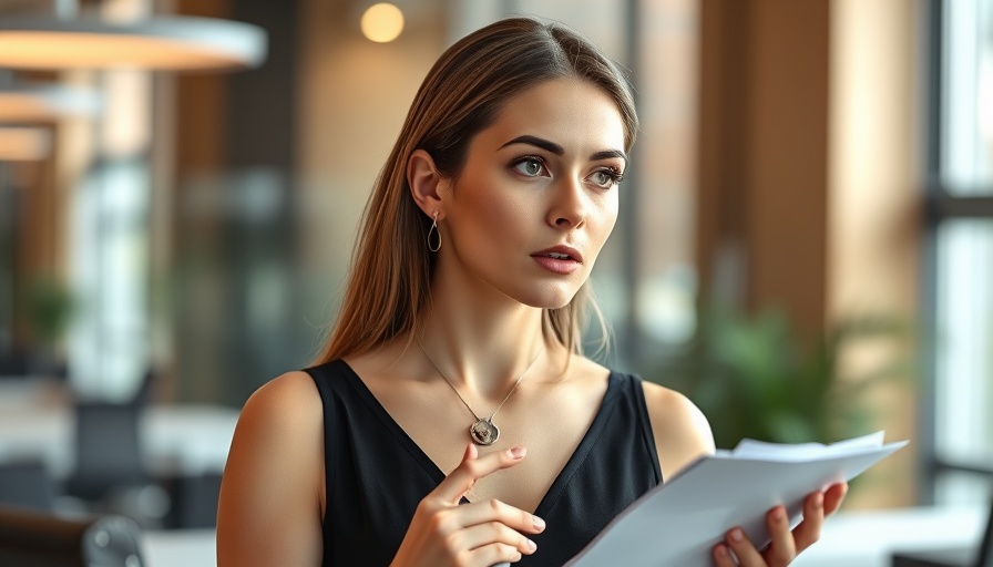 Woman discussing valuation strategies for MedSpas in office.