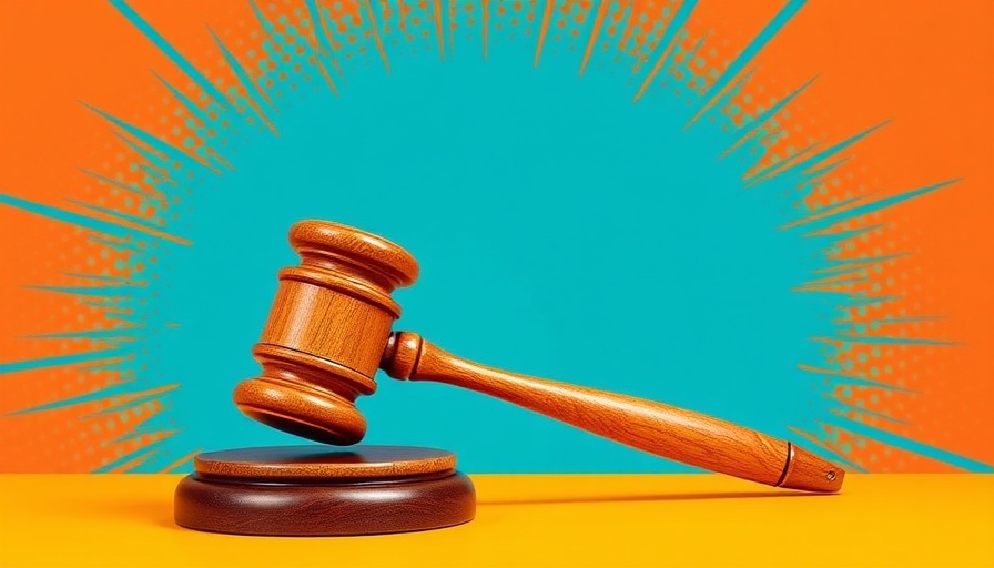 Pop art gavel on colorful background, Google’s Antitrust Ruling theme.
