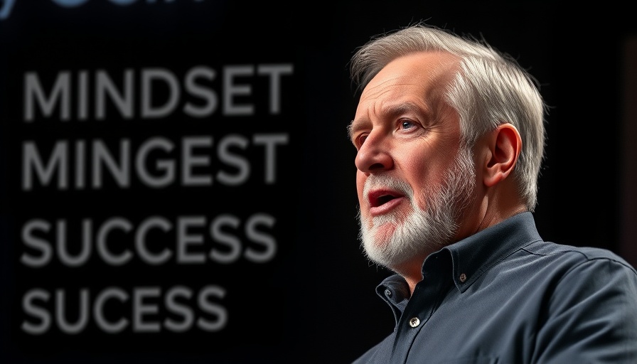 Mindset Shifts for MedSpa Success: Confident speaker giving a motivational talk.
