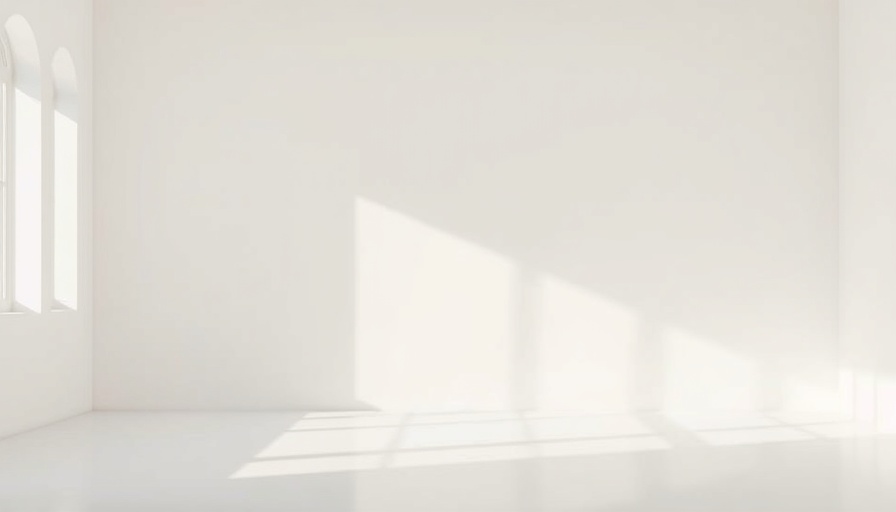 Minimalist blank canvas with a serene and open space.