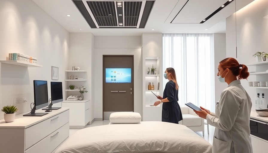Modern MedSpa operational systems in a sleek environment.