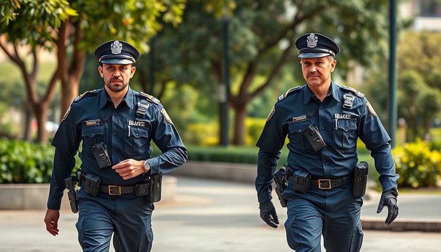 Building resilience in policing through community engagement in urban park.