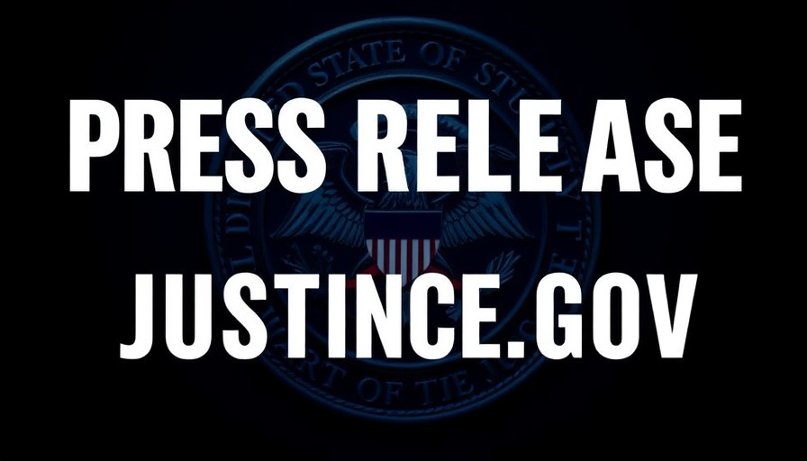 Official DOJ press release image, Arizona immigration enforcement