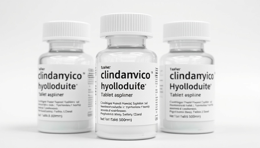 Clindamycin Hydrochloride Tablets for Canines, medicine bottles.