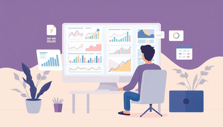 AI search analysis and data illustration in a clinical setting.