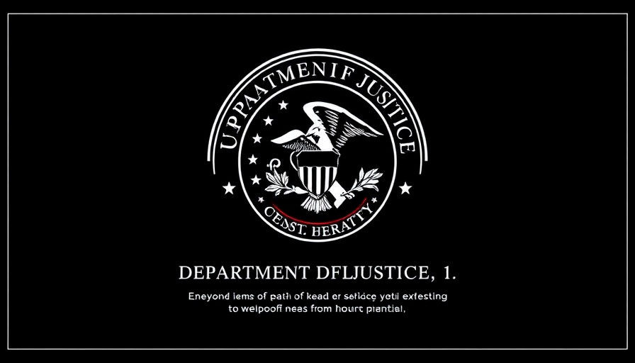 Official press release DOJ seal for illegal reentry sentencing.