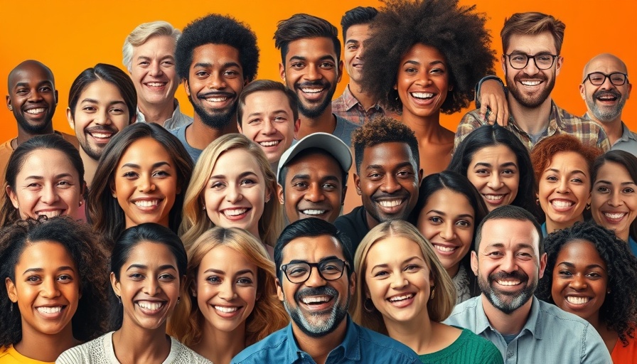 Colorful illustrated collage of diverse people for SEO for Paws Live Stream Conference.