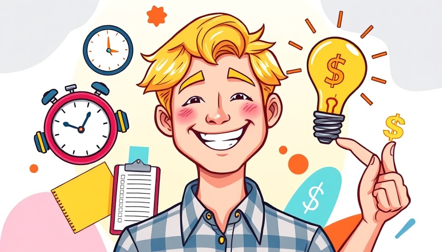 Illustration highlighting power of brand association with business symbols.