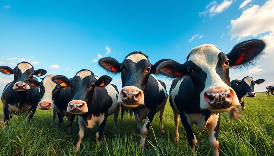 Cows in a grassy field, relevant to FDA conditional approval Dectomax-CA1.