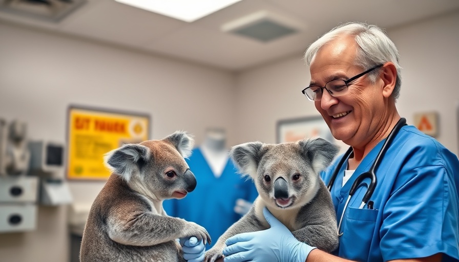 Veterinarian and researcher working on Australia koala chlamydia vaccine.