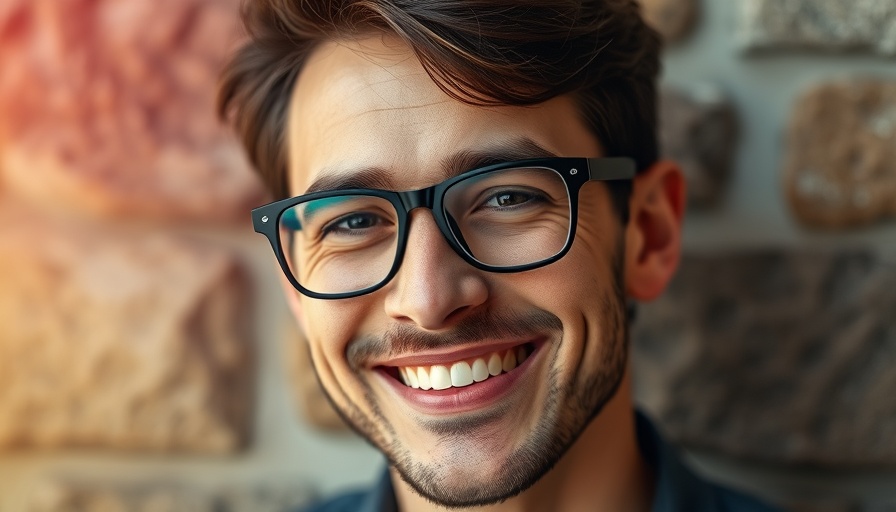 Portrait of a man smiling, representing a friendly non-profit organization.