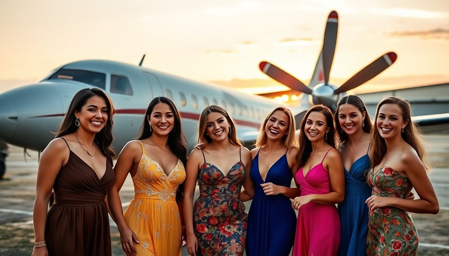 2025 GALA celebrating women in aviation, outdoor sunset event.