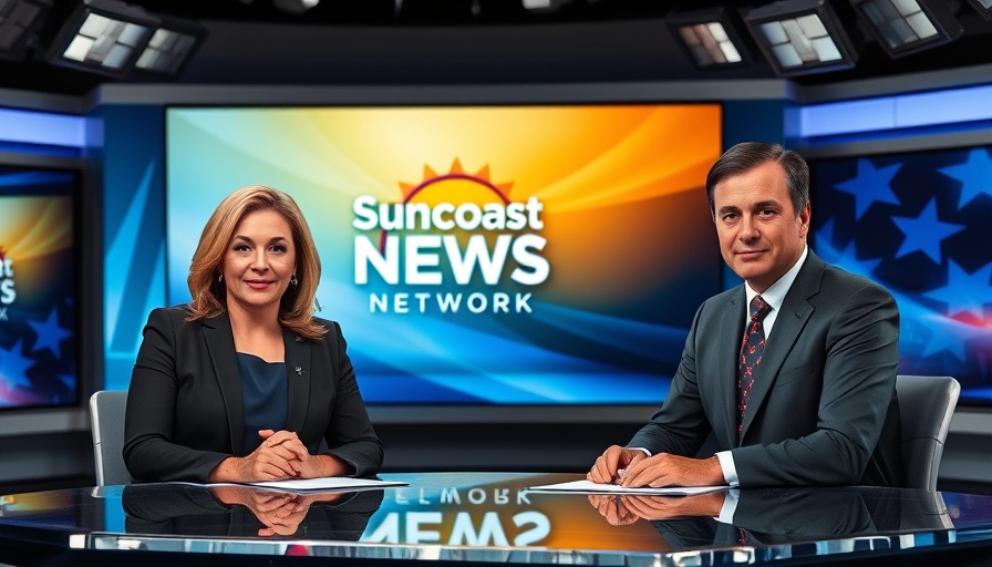 Ed Smith Stadium Repairs news segment with anchors on SNN.