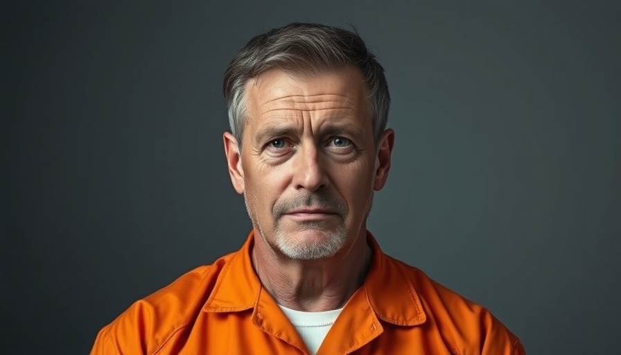 Man in orange prison uniform, serious, Edward Zakrzewski execution Florida-related.