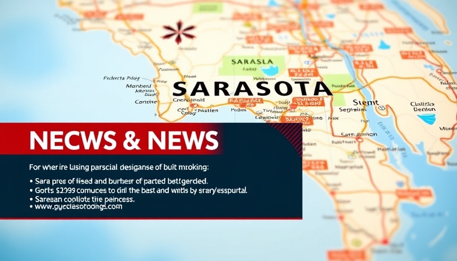 Conflict of Interest in School Board Decisions map graphic of Sarasota.