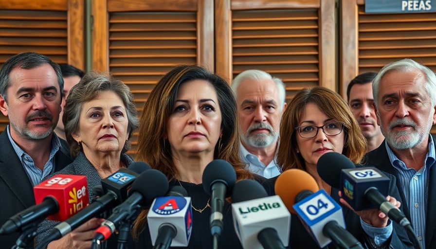 Press conference on Stardust Racers ride safety incident with emotional people.