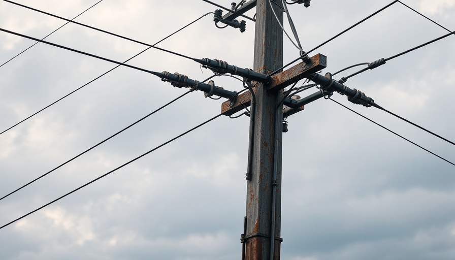 City-owned electric utility Clearwater: transformer on pole.