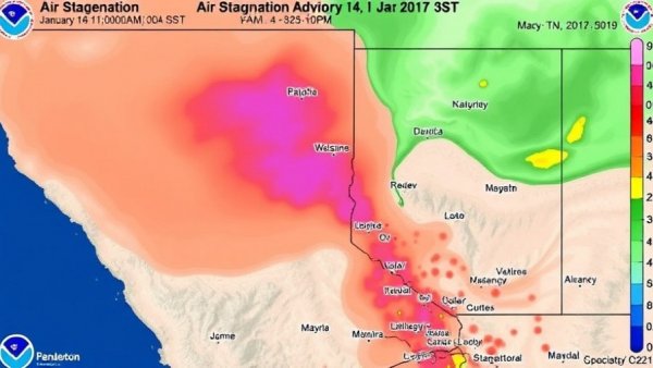 Air Stagnation Advisory issued January 14 at 8:18AM PST until January 16 at 10:00AM PST by NWS Pendleton OR