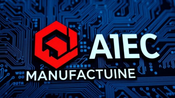 Abstract circuit design with macrofab logo, AI-Powered Electronic Manufacturing Services.