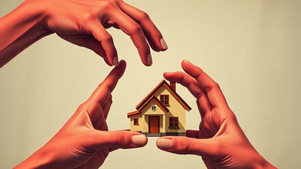 Illustration symbolizing using your 401(k) to buy a home.