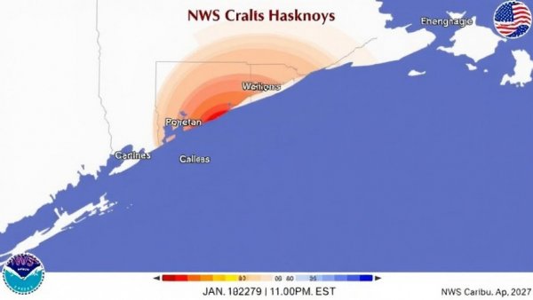 Small Craft Advisory issued January 29 at 10:27PM EST until January 30 at 1:00PM EST by NWS Caribou ME