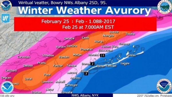 Winter Weather Advisory issued February 25 at 1:08PM EST until February 26 at 7:00AM EST by NWS Albany NY
