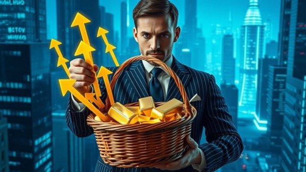 Best Online Gold Dealers for March 2026: Businessman with gold bars.