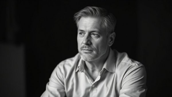 Netflix acquires Ben Affleck AI startup, thoughtful man in studio.