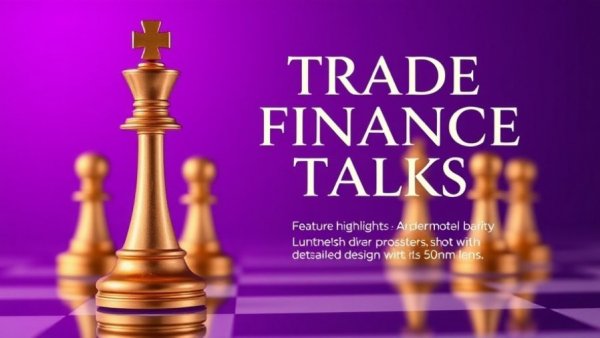 Trade Finance Talks magazine cover with golden chess queen, Women in Trade Finance theme.