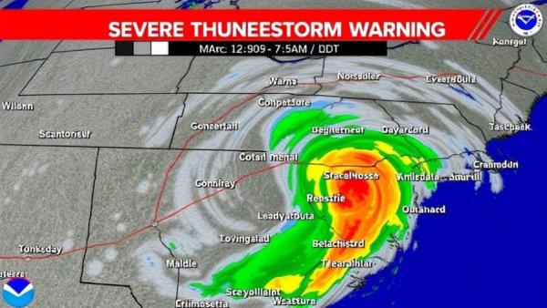 Severe Thunderstorm Warning issued March 12 at 7:09AM EDT until March 12 at 7:15AM EDT by NWS Peachtree City GA