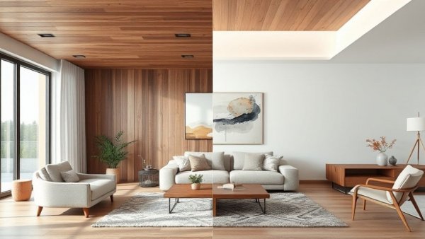 Modern 2023 living room trends featuring minimalist and chic styles.