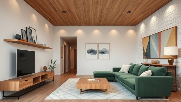 Stylish living room trends 2023 showcasing minimalist and retro designs.