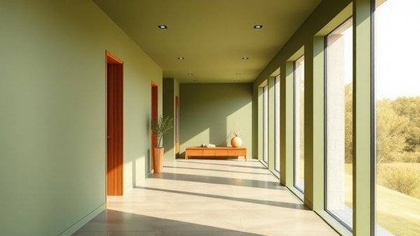 Elegant hallway interior in Francesco Balzano apartment design.